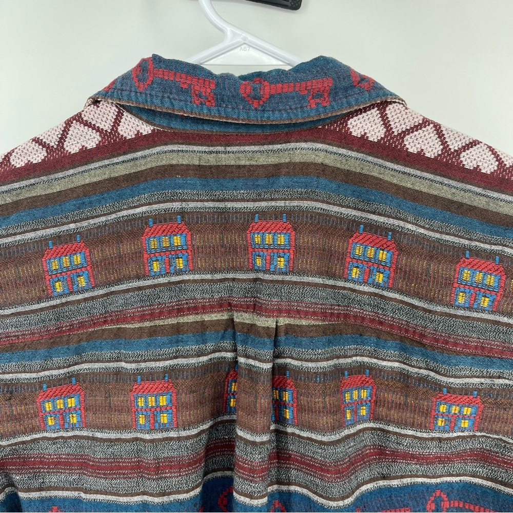 Vintage Cabin Creek Petite cottagecore Button Up Shirt Folk 90s Small - Picture 7 of 7